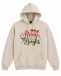 Sand Merry & Bright Christmas hoodie