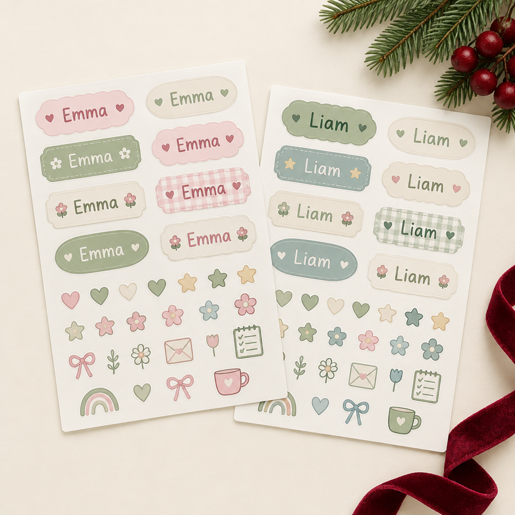 Custom Sticker Sheets (sample mockup)