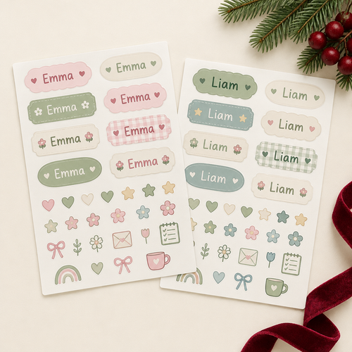 Custom Sticker Sheets (sample mockup)