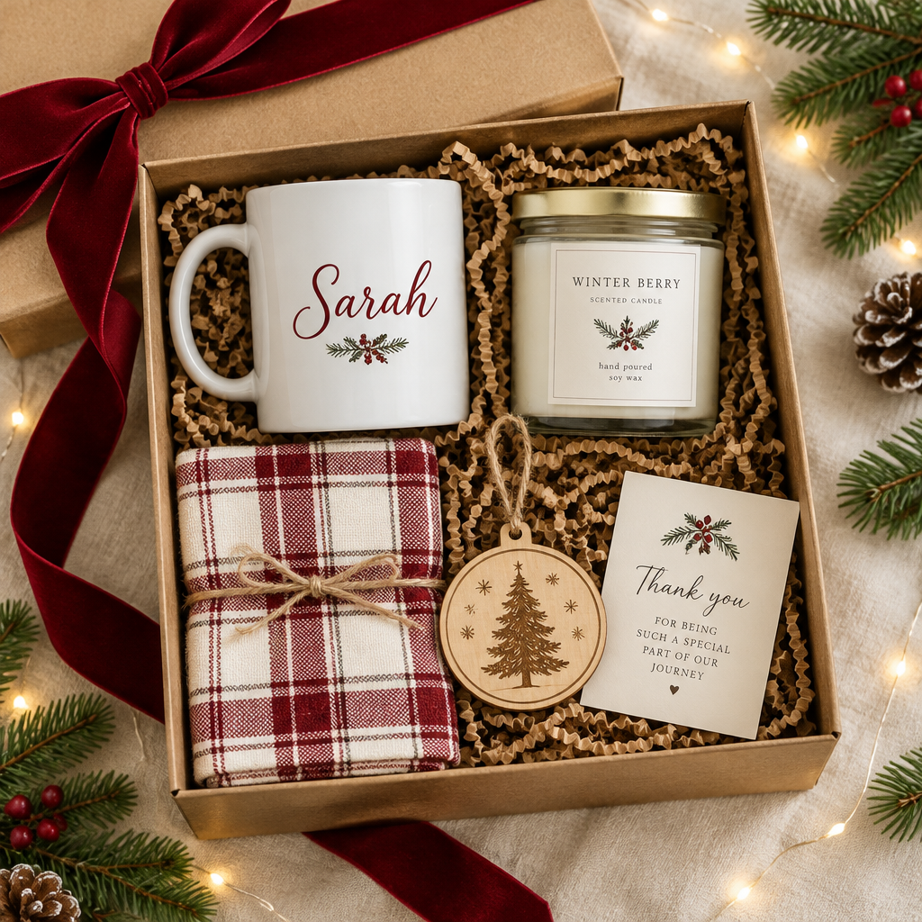 Personalized Christmas Gift Box (sample mockup)